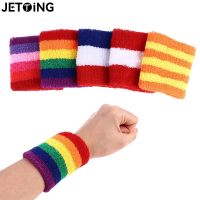 1pc Colorful Cotton Unisex Sport Sweatband Wristband Wrist Protector Gym Running Sport Safety Wrist Support Brace Wrap Bandage