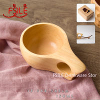 New Chinese Portable Wood Coffee Mug Rubber Wooden Tea Milk Cups Water Drinking Mugs Drinkware Handmade Juice Lemon Teacup Gift