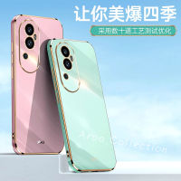 เคสโทรศัพท์ OPPO A78 NFC Reno10Pro + Phone Case เคส OPPO Reno10 Pro + Plus 5G 4G เคสป้องกันเลนส์สีลูกอมชุบโลหะ2023