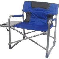 hyfvbu℗  Ozark Trail Camping Director XXL Blue Adult outdoor chair  folding chairs