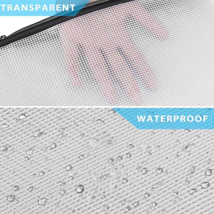 18-pack-mesh-zipper-pouch-document-bag-4a-waterproof-document-pouch-for-school-office-supplies-cross-stitch-organizing-storage