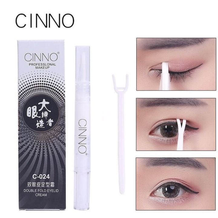 cinno-double-eyelid-cream-กาวทำตาสองชั้น-กาวทำตา-2-ชั้น-กาวทำตา2ชั้น-ที่ทำตาสองชั้น-ที่ทำตา2ชั้น-พร้อมไม้ตัว-y-ที่ทำตาสอง-ชั้น-ที่ตกแต่งตา