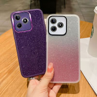 เคสโทรศัพท์ OPPO Realme C51ดีไซน์เลื่อมใสแวววาวมาพร้อมกับฟิล์มป้องกันเลนส์ซิลิโคนกันน้ำ C51 Realme ฝาครอบโทรศัพท์ที่สวยงาม