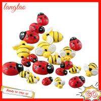 LANGTAO อุปกรณ์ตกแต่งห้อง การตกแต่งผึ้ง Ladybirds Decor เต่าทองเรซิน เสน่ห์เรซินขนาดเล็ก เสน่ห์เรซิน ผึ้งเรซิ่น