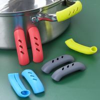 2pcs Silicone Anti Scalding Handle Oven Casserole Ear Pot Pan Heat Insulation Holder Gloves Kitchen Tools Bowl Holder Clips Other Specialty Kitchen To