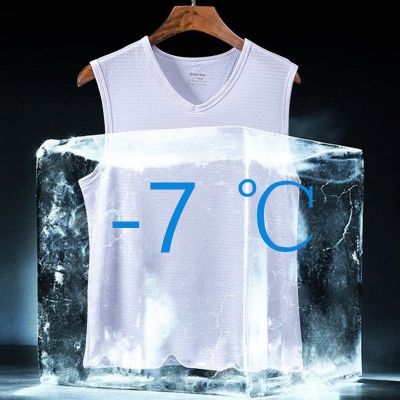 Ready❤ 2PCS Quick Dry Men Singlet Breathable Microfiber Ice Silk Mens Tank Top Sports Wear Running Jersey