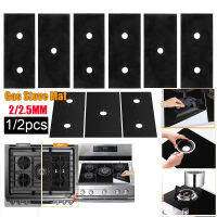 21Pcs 22.5MM Cooker Anti-Fouling Mat 5-Hole เตาแก๊สฝาครอบป้องกัน Non-Stick ทนอุณหภูมิสูงครัว Accessorie