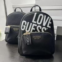 Available Foreign Trade Guesser Graffiti Printing LOGO Backpack Casual Letters Ladies Zipper Backpack Trendy Womens Bag