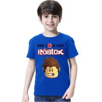 GuangZhouLiChaoPiF เสื้อยืด ลาย Roblox สำหรับเด็ก