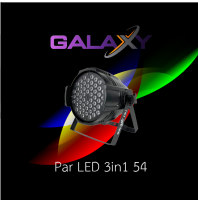 ไฟพาร์ LED 54  3in1 GALAXY  54 หลอดออกคบทุกสี