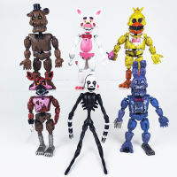 6ชิ้นเซ็ตอะนิเมะรูป Five Night At Freddy Fnaf Bonnie Bear Foxy Action Figure Pvc รุ่น Freddy ของเล่นสำหรับของขวัญเด็ก