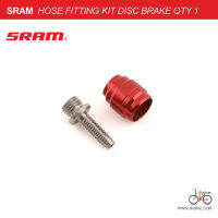 ตาไก่ดิกส์น้ำมันจักรยาน SRAM HOSE FITTING KIT DISC BRAKE QTY 1 - SJ