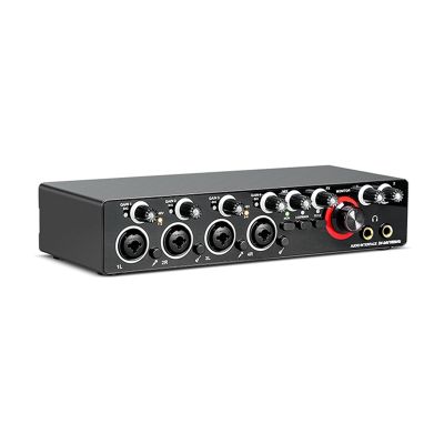 4 Channel Recording Studio Volume Regulator With Recording Sound Card For Recording Of Singing Band Dubbing Live Broadcast Equipment Set