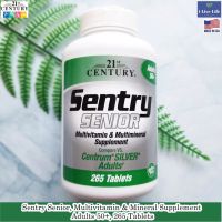 21st Century - Sentry Senior Multivitamin &amp; Mineral Supplement Adults 50+, 265 Tablets วิตามินรวม 31 ชนิด