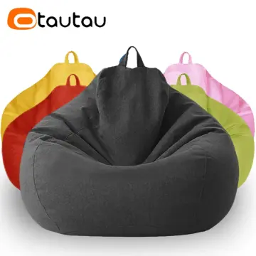 OAUTAU 140x180cm Square Bean Bag Inner Wash Bag No Stuffing Filler Giant  Beanbag Chair Sofa Cover Pouf Ottoman Puff Furniture