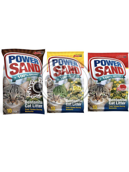 Powersand Bentonite Cat Litter 10L Lazada PH