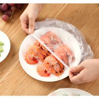 10/20/50/100Pcs Disposable Food Cover Reusable Plastic Wrap Sleeve Refrigerator Kitchen Elastic Fresh-keeping Storage Cover