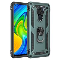 ○ Armor Shockproof Phone Case For Xiaomi Pocophone Poco X3 NFC Redmi Note 9 9S Pro MAX Anti-Fall Finger Ring Holder Magnetic Cover