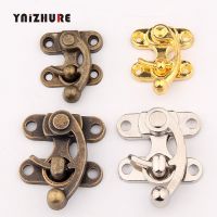 ☒☄ 1PCS Metal Vintage Hardware Hasps Decorative Jewelry Gift Wine Wooden Box Hasp Antique Suitcase Latch Hook With Screws