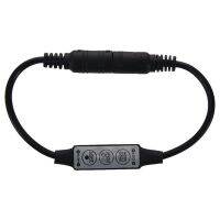 ▦㍿ 20X Low-Profile Inline Controller Mini 3 Key Dimmer Switch For LED Strip Light Black