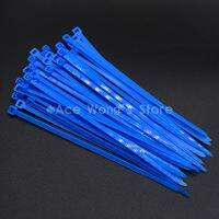 100Pcs/pack 3x100mm width 2.5mm blue Factory Standard Self locking Plastic Nylon Cable TiesWire Zip Tie