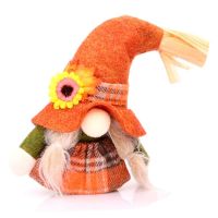 Fall Gnome Autumn Gnome Pumpkin Sunflower Swedish Dwarf Thanksgiving Day Gift Fall Doll Window