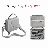 Storage Bags For DJI OM 6 Grey Durable Carrying Case For DJI OM6 Osmo Mobile 6 Handheld Gimbal Accessories PU Portable Bag