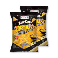 [พร้อมส่ง!!!] คริปคริป ตอร์ติญ่านาโนขีส 75 กรัม x 2 ถุงKrip Krip Tortilla Nacho Cheese Flavor 75g x 2 pcs