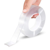 135Meter Super Strong Traceless Nano Tape Double Sided Heavy Duty Wall Mounting Adhesive Clear Tape Washable Sticky Safe Strip