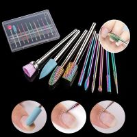 10pcs Nail Drill Bits Set Kits Diamond Milling Cutters for Manicure Carbide Equipment Tools Drill Bits for Nails Accesoires