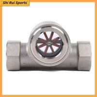 SHIRUI 304สแตนเลสสตีล เครื่องวัดการไหล 1 "NPT SG-YL11-1 ตัวบ่งชี้การไหล ความแม่นยำสูงและแม่นยำ Flow Observer การไหลของน้ำ