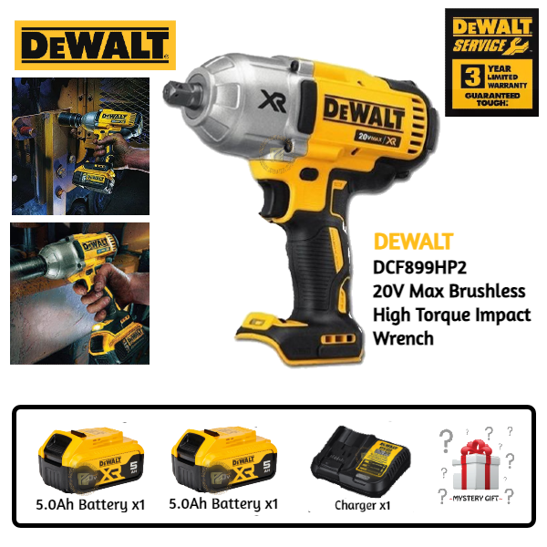 DEWALT [ DCF899H ] 20V Max Brushless High Torque Impact Wrench
