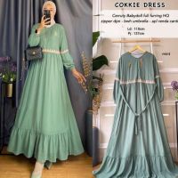 Priskila Cell Cokkie ชุด Bo วัสดุ Ceruty Babydoll LD 110ซม. PJ 138ซม. Studs มีชีวิตชีวาผู้หญิง Abayas ผู้ใหญ่ใหม่ล่าสุด2022 Kekinian ชุดผู้หญิงเกาหลีสไตล์ผู้หญิงชุด Kekinian วัยรุ่น Robe 2022 Modern Luxury Robe ใหม่ล่าสุดผู้หญิง Dres 2022