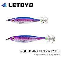 [HOT ZIUOWHSHJDS 534] LETOYO ลอยล่อตกปลาปลาหมึก Jigging 9.5กรัม100มิลลิเมตร/5.5กรัม85มิลลิเมตรส่องสว่างปลาหมึกปลาหมึกเหยื่อจิ๊กสำหรับทะเลเรือตกปลา Sutte