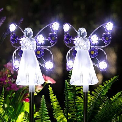 Light Plug Outdoor Decorative Solar Angel Lights