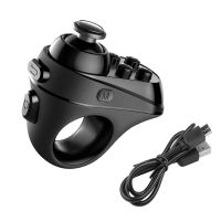 ZZOOI Gamepad Bluetooth-compatible Wireless Handle Ring VR Remote Control Controller Joystick Plastic Mini Accessories