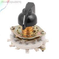 KCZ 1 Pole 9 Position 10 Terminal Band Channel Rotary Switch Selector with Cap