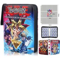 Yu Gi Oh ช่องเสียบการ์ด9ช่องใส่คอลเลกชันเกมอัลบั้มการ์ดเคสใส่ของบัตรการ์ตูนหนังสืออนิเมะช่องเก็บซิปของเล่นสำหรับ J08เด็ก