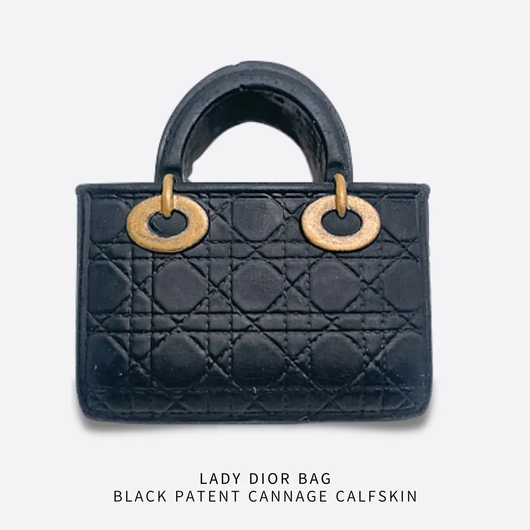 Túi Nữ Dior Small Lady Dior Bag Black Patent M0531OWCBM900  LUXITY