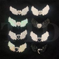 Homemade ins Harajuku native cool sweet cool love diamond wings hairpin side clip hair accessories soft girl y2k punk shoe buckle