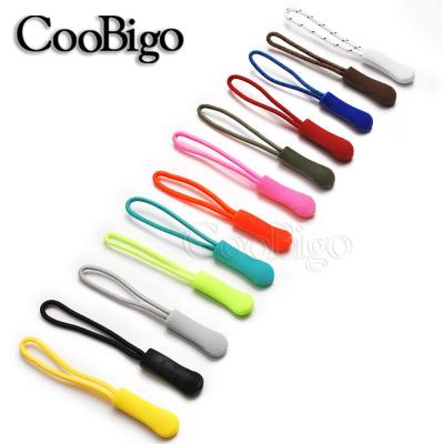 Slider Zipper Pulls Zip Puller Fastener Rope Closures Strap Cord for Clothes Bag Wallet Pouch Repair Sewing Accessories 10Pcs Door Hardware Locks Fabr