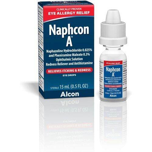 Naphcon A Allergy Relief Eye Drops Solution 15ml Lazada
