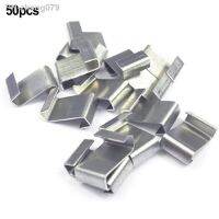 50/100pcs Greenhouse Glazing Clips W / Z Type Glass Clips Stainless Steel Metal Clamp Accessories Greenhouse Fixing Tool