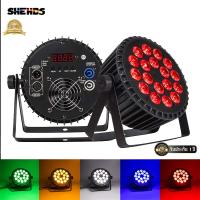 SHEHDS 18x18W 6in1 LED Par Light RGBWA+UV ไฟกลางแจ้ง สำหรับ ดิสโก้ ดีเจ KTV คลับ  งานแต่งงาน งานสังสรรค์