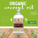 Organic coconut oil extra virgin, cold pressed น้ำมันมะพร้าวสกัดเย็น ออร์แกนิค 450 ml