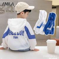 AMILA เสื้อผ้ากันแสงแดดสำหรับเด็กผู้ชาย,เสื้อผ้ากันเสื้อคลุมบางๆและเบาสำหรับฤดูร้อน