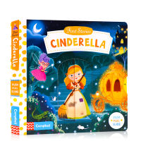 Original English version of Cinderella Cinderella childrens Enlightenment puzzle mechanism operation activity cardboard toy book parent-child reading fairy tale picture book first stories busy series fairy tales