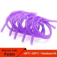 1/5/10M Food Grade Purple Silicone Rubber Hose 2x4mm 3x5mm 4x6mm 4x7mm 5x7mm 6x8mm Flexible Nontoxic Silicone Tube