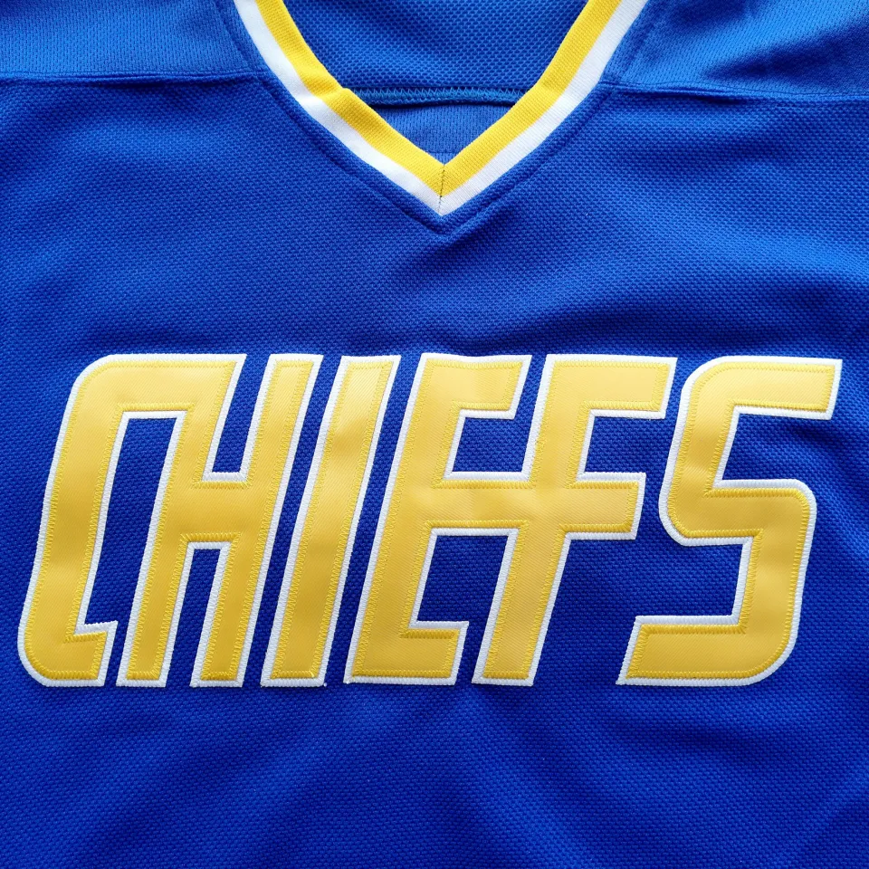 Hanson Brothers Jersey, Charlestown Chiefs 16,17,18 Slap Shot Ice Hockey  Movie Jersey 