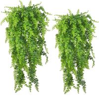 Artificial Green Plant Vine Home Garden Decoration Hanging Plastic Leaves Grass Garland Wedding Party Wall Decor Fake Ivy Rattan